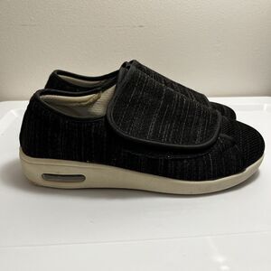 Lesvago Adjustable Diabetic Wide Shoes Women’s Size US 10 Men US 9 Black‎ Edema